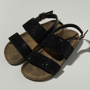 ALDO - Little Girls Rhinestone Sandals - Size 13